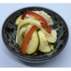 Salade Mixte Choux courgette poivron (parfait en accompagnement)